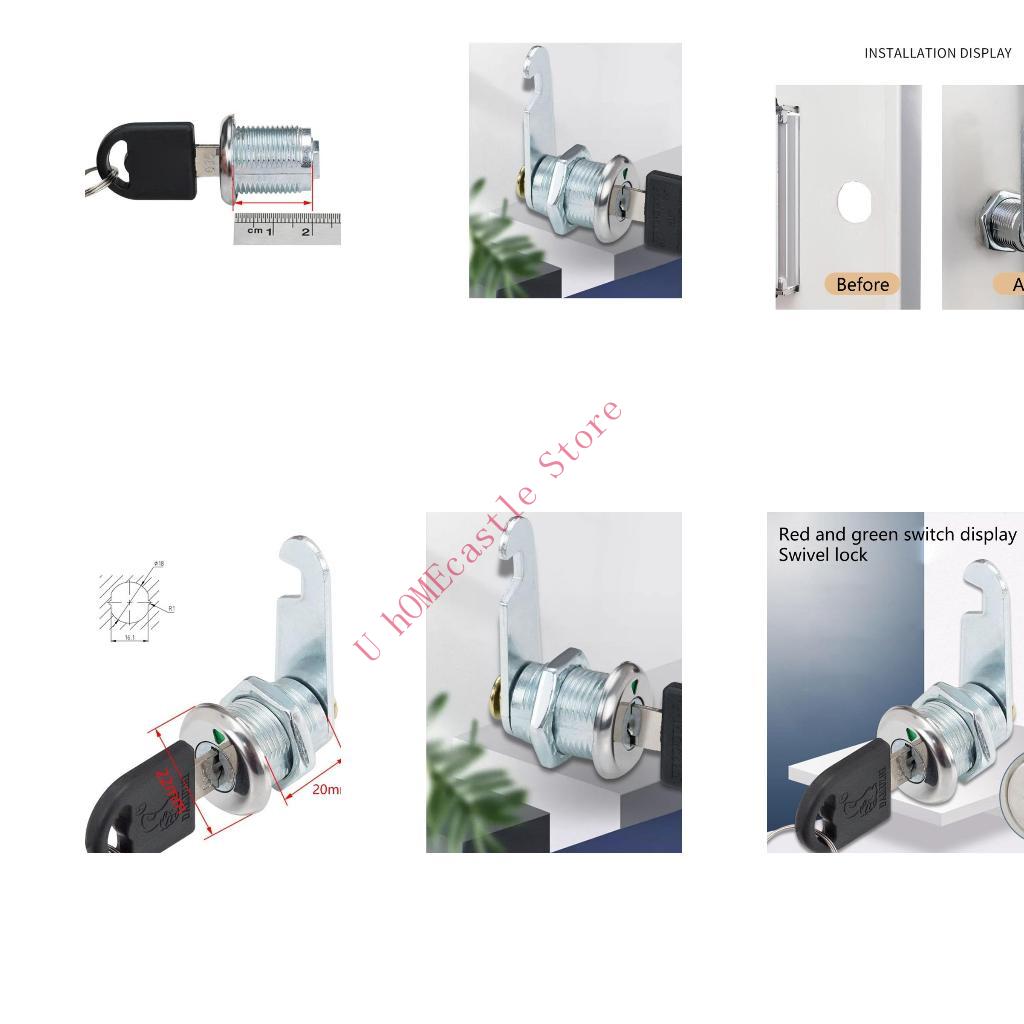 Zinc Furniture Hardware - 63HF 2set Cabinet Cams Lock with
