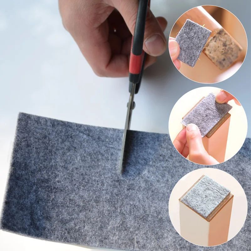 Furniture Hardware Feet - Thickened Self Adhesive Furniture Felt Strips