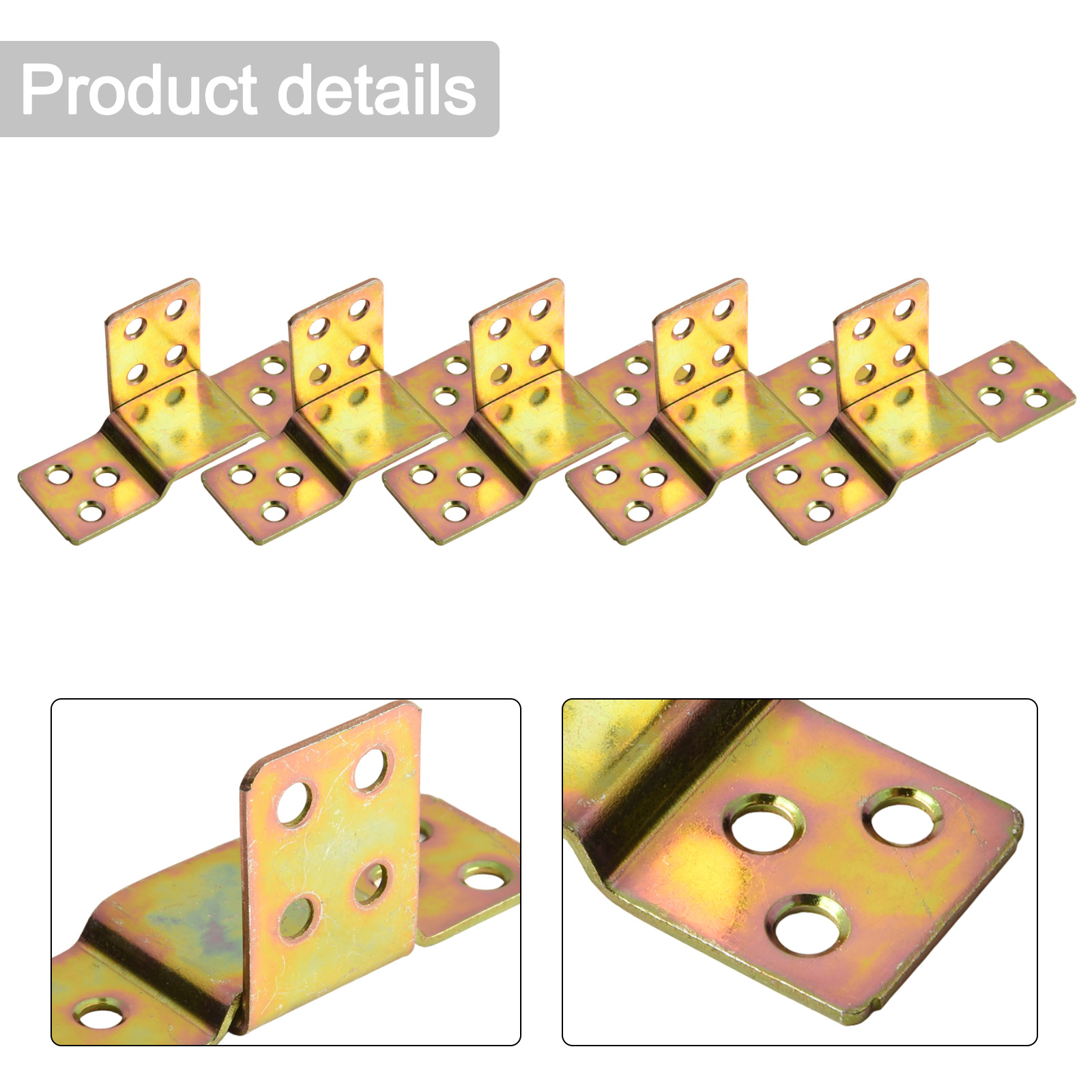 Furniture Rails Hardware - 5Pcs Metal Bed Rail Bracket Wood