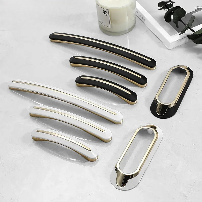 Furniture Hardware Handles - Modern Simple Zinc Alloy Cabinet Drawer