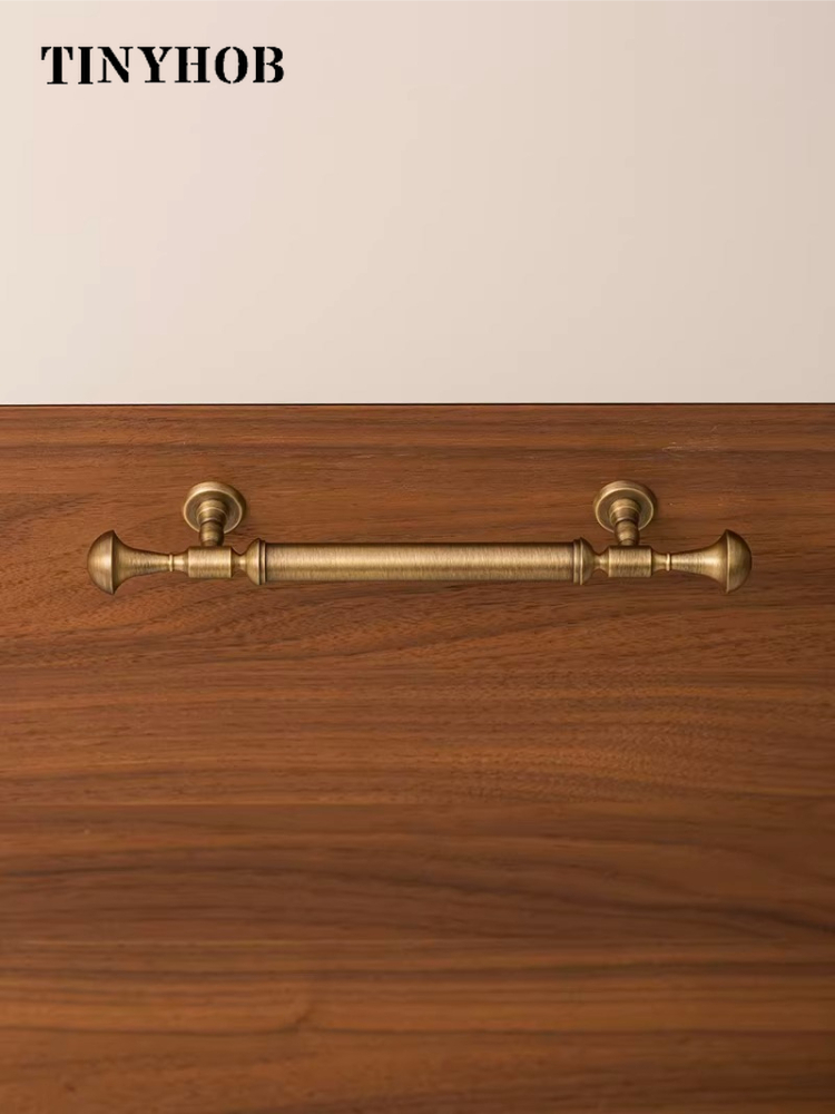 Vintage Solid Brass Cabinet Ha - Vintage Furniture Hardware Pulls 评论和价格