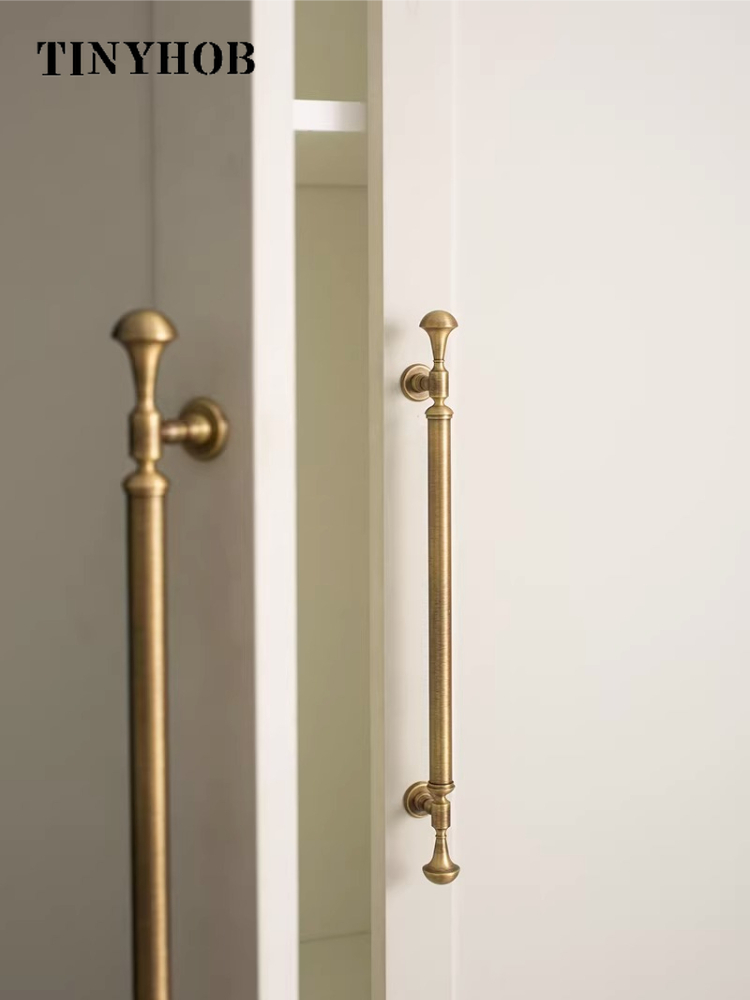 Vintage Solid Brass Cabinet Ha - Vintage Furniture Hardware Pulls 评论和价格