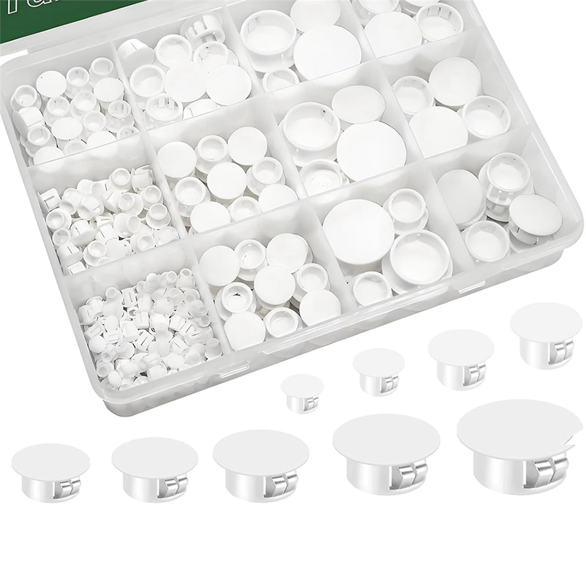 200Pcs 9Sizes Nylon Plastic Ho - Furniture Screw Type 评论和价格