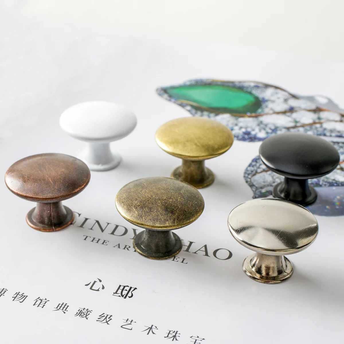 Retro Bronze Tone Alloy Kitche - Furniture Hardware And Fittings 评论和价格