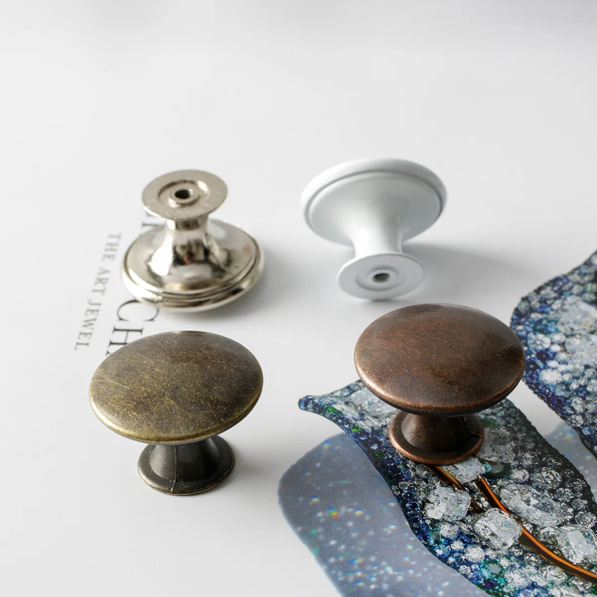 Retro Bronze Tone Alloy Kitche - Furniture Hardware And Fittings 评论和价格