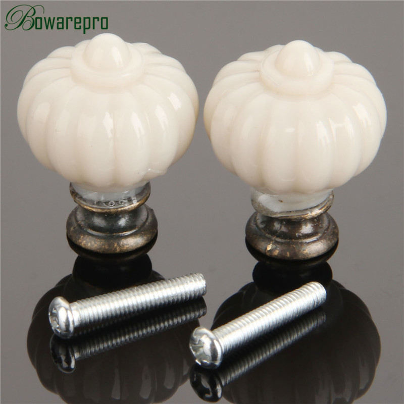 1Pc Acrylic Ivory White Pumpki - Furniture Hardware Handles 评论和价格