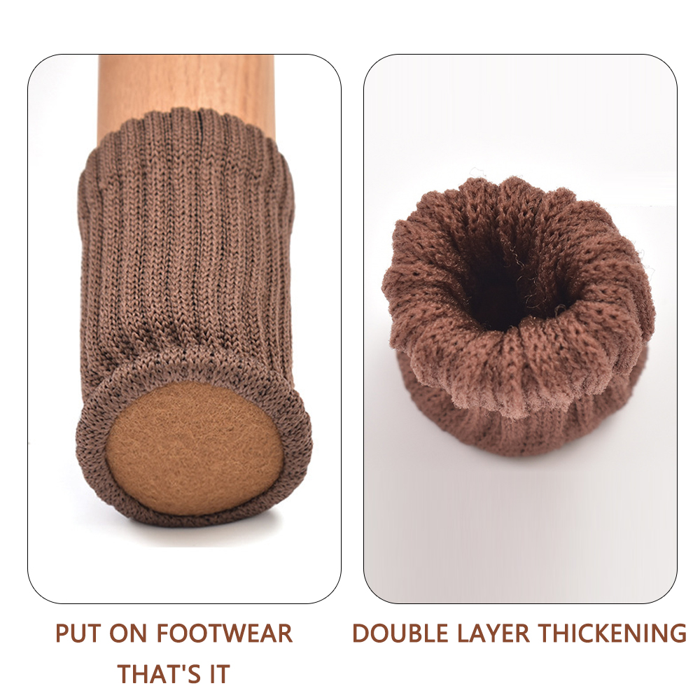 16/24Pcs Chair Legs Socks Knit - Furniture Hardware Feet 评论和价格