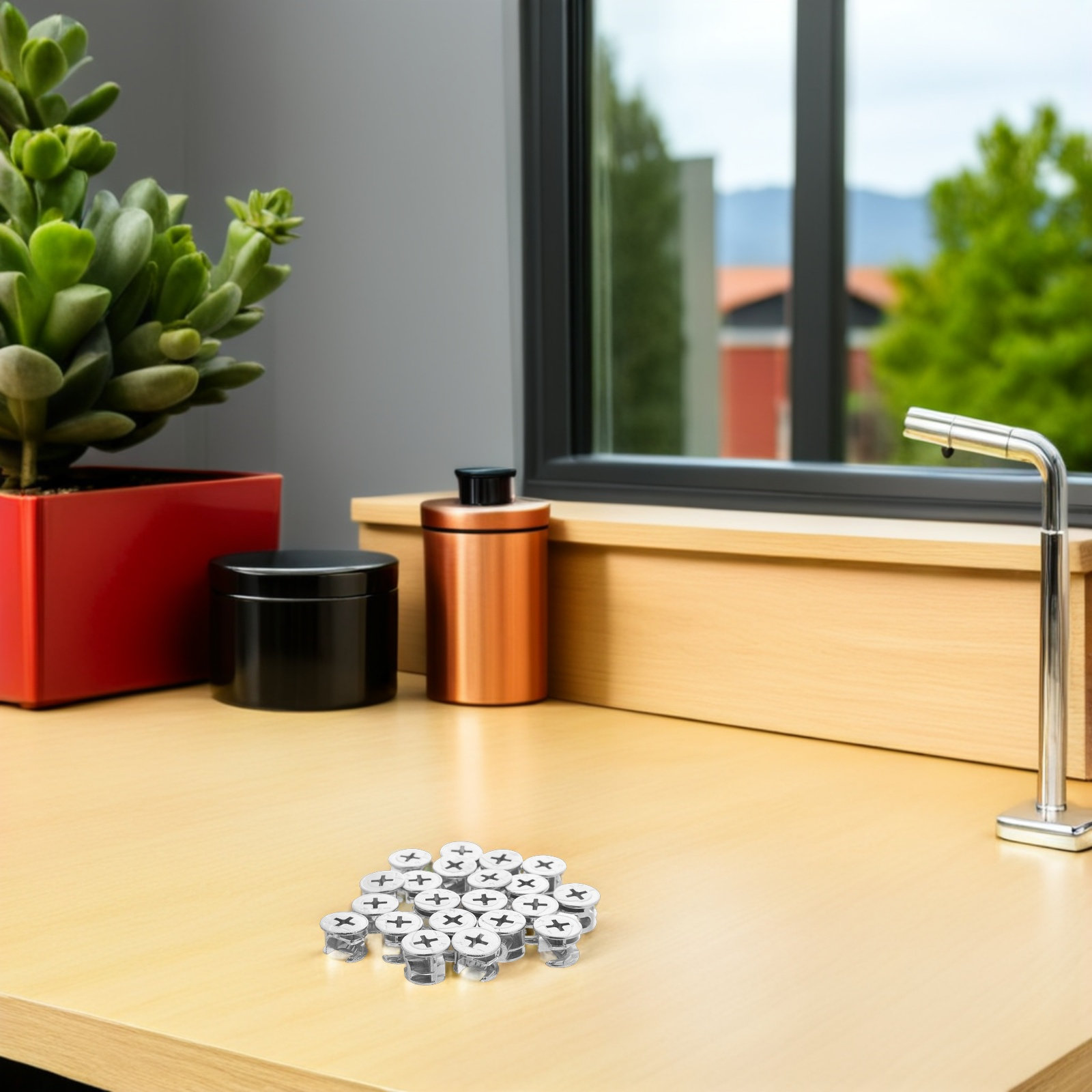 20Pcs Furniture Cam Locks Kit  - Furniture Hardware Cam Lock 评论和价格