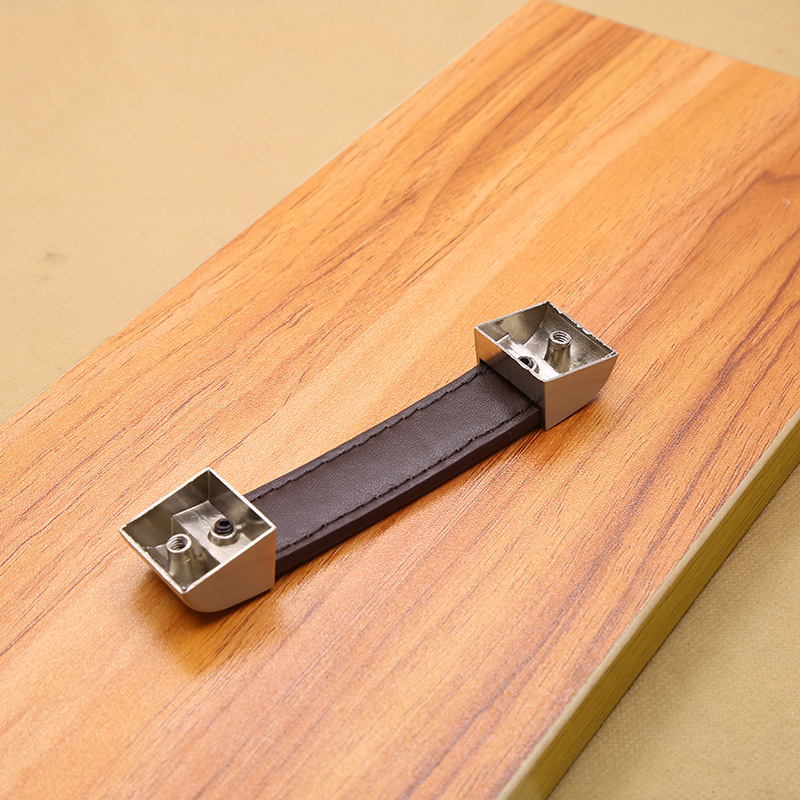 Modern High-grade Leather Hand - Vintage Furniture Hardware Pulls 评论和价格