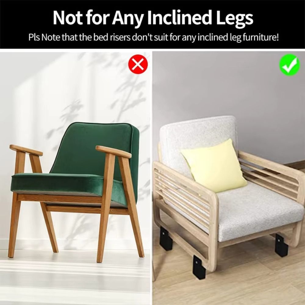Durable Splint-type Chair Feet - Furniture Screw Type 评论和价格