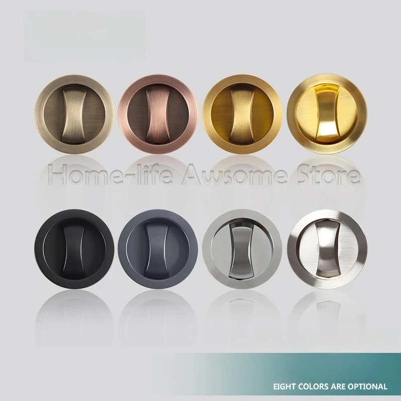 Sliding Door Lock Modern Invis - Zinc Furniture Hardware 评论和价格
