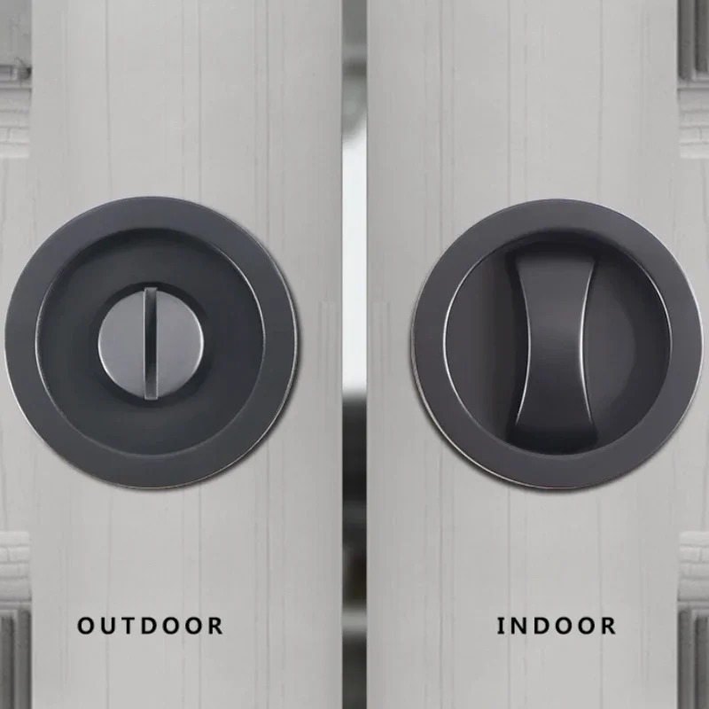 Sliding Door Lock Modern Invis - Zinc Furniture Hardware 评论和价格