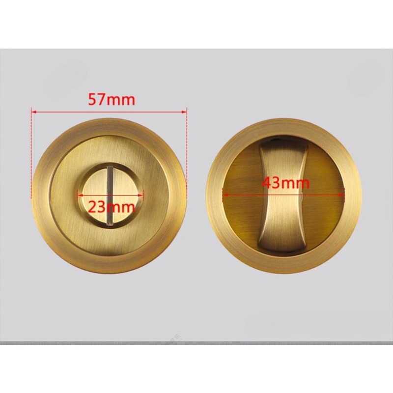 Sliding Door Lock Modern Invis - Zinc Furniture Hardware 评论和价格