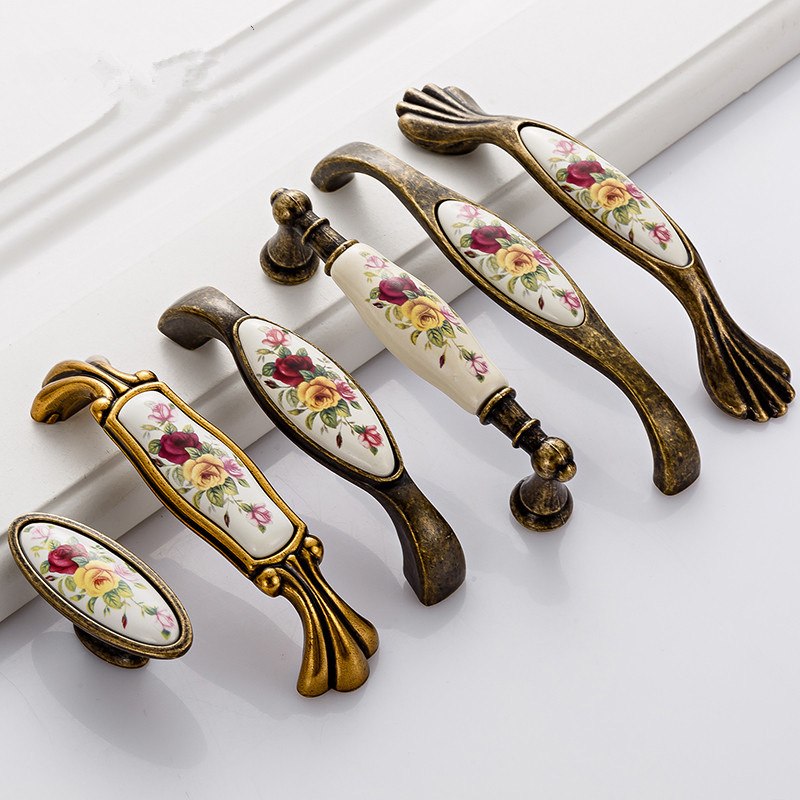 Vintage Ceramic Handle Antique - Vintage Furniture Hardware Pulls 评论和价格