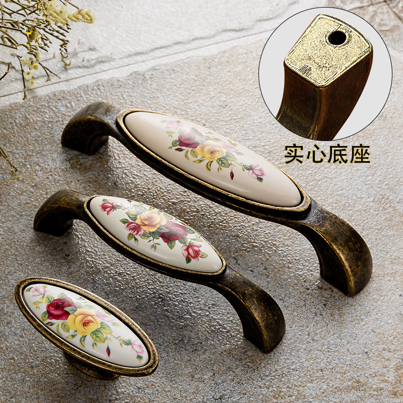 Vintage Ceramic Handle Antique - Vintage Furniture Hardware Pulls 评论和价格