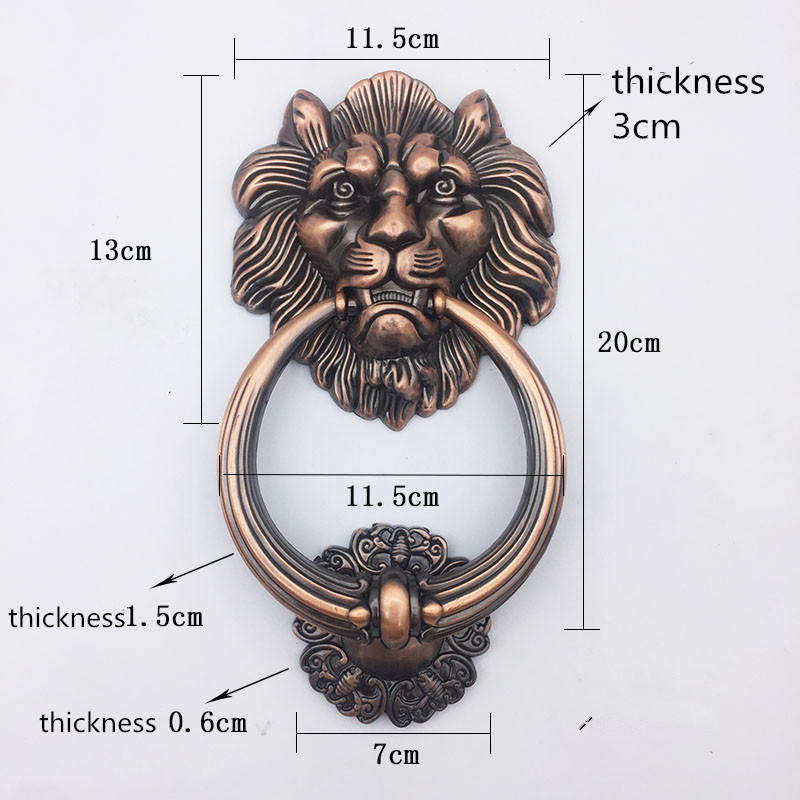 Antique Bronze Lion Head Handl - Furniture Hardware Handles 评论和价格