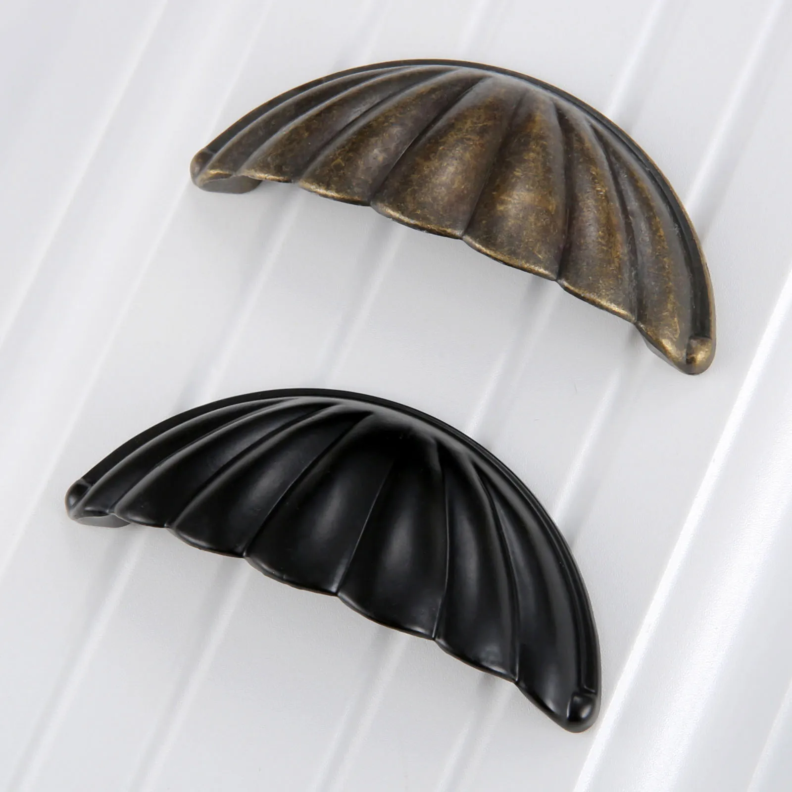 1pc Alloy Shell Shape Handle S - Furniture Hardware Restoration 评论和价格