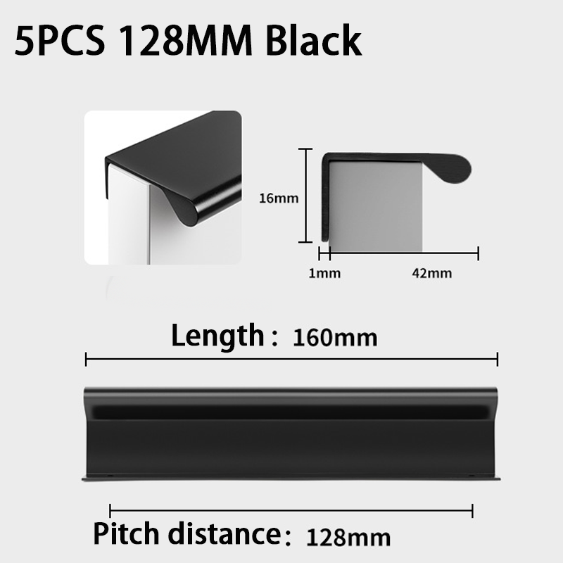 5PCS Side-mounted Handle Alumi - Furniture Hardware Restoration 评论和价格