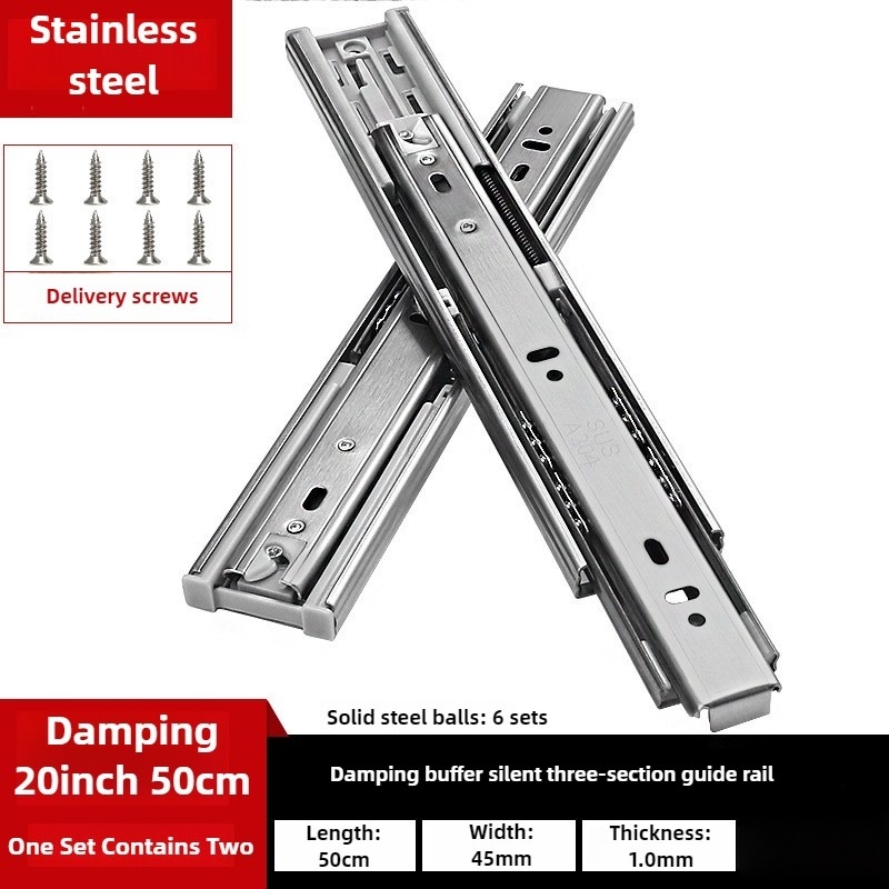 Stainless Steel Drawer Slides  - Furniture Rails Hardware 评论和价格