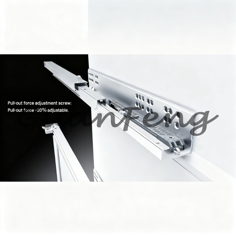 Hidden Drawer Slide with Handl - Furniture Hardware Handles 评论和价格