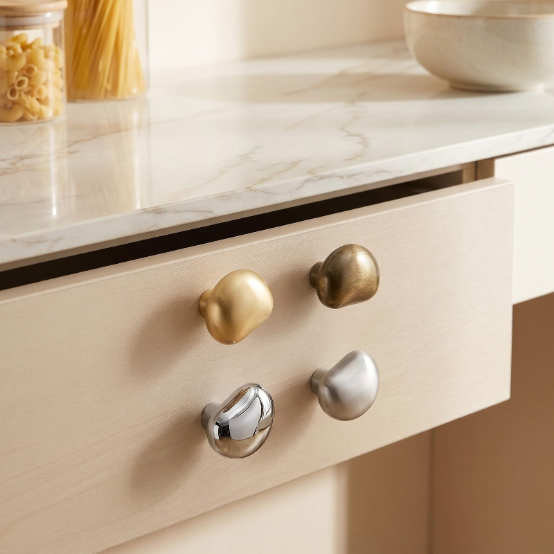 Simple Cabinet Door Knob Pebbl - Vintage Furniture Hardware Pulls 评论和价格