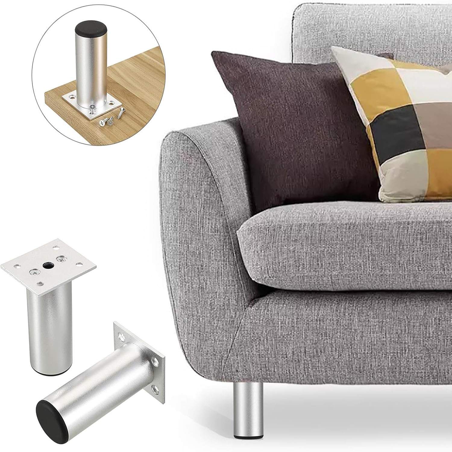 4pcs Stainles Steel Furniture  - Furniture Hardware Feet 评论和价格
