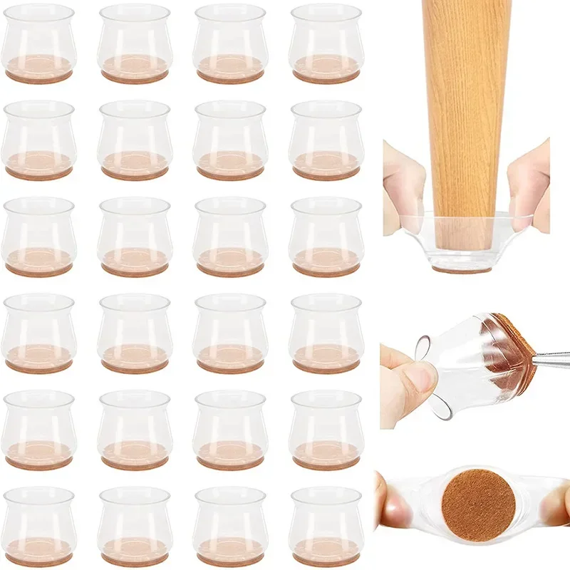 4/16pcs Chair Leg Caps Rubber  - Furniture Hardware Feet 评论和价格