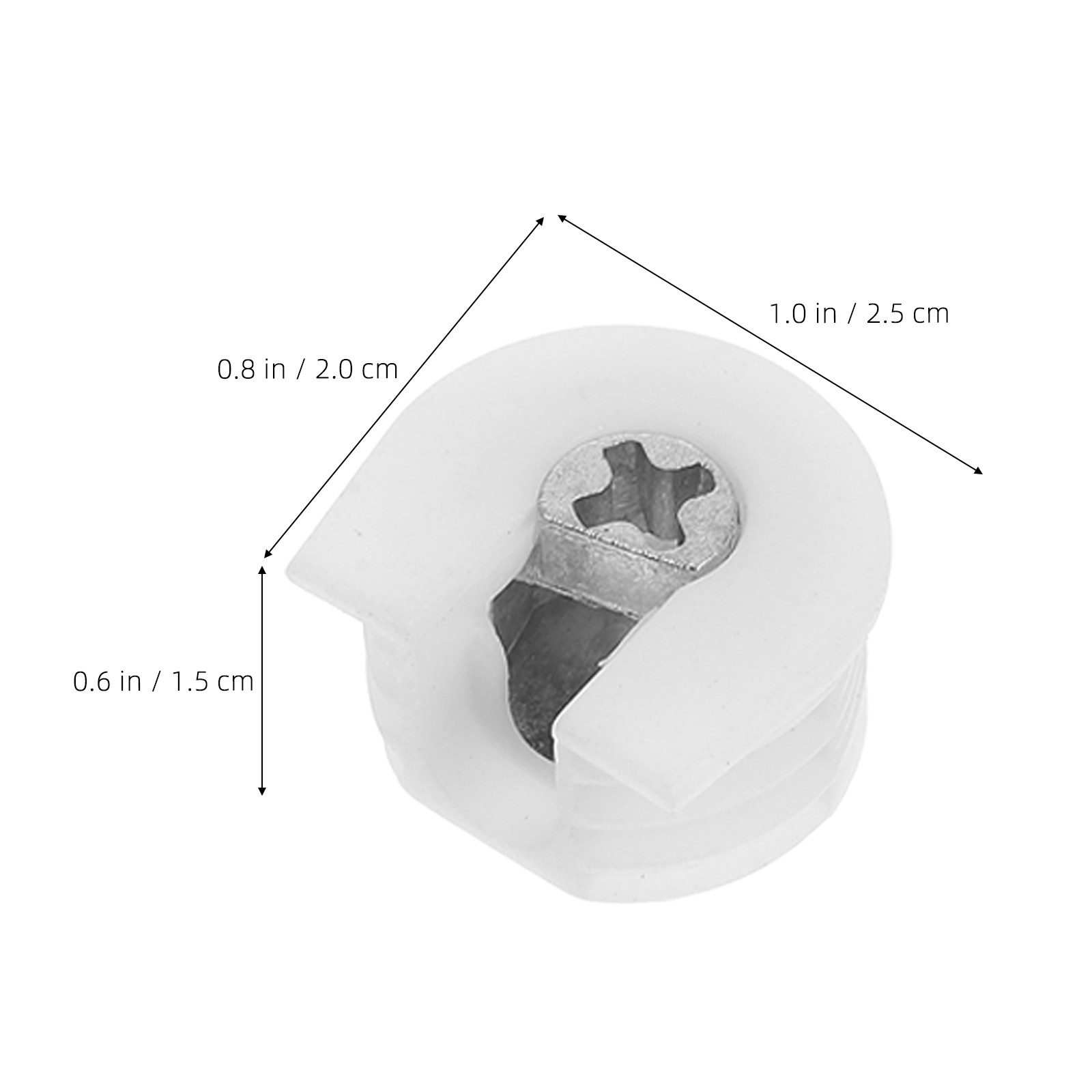 20Pcs Shelf Cam Connectors Fur - Furniture Hardware Cam Lock 评论和价格