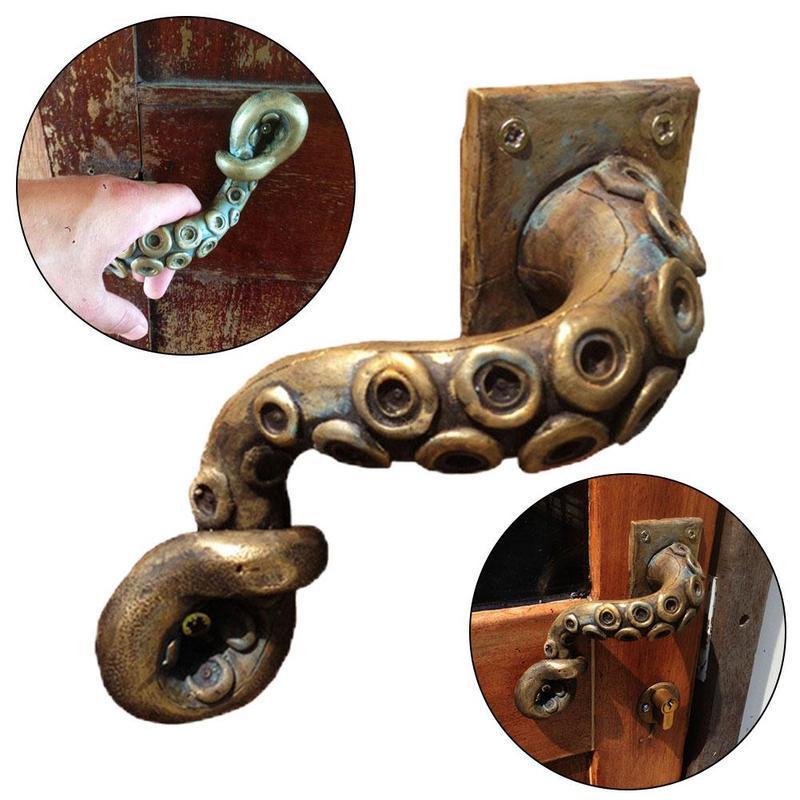 Vintage Octopus Door Knob Outd - Vintage Furniture Hardware Pulls 评论和价格