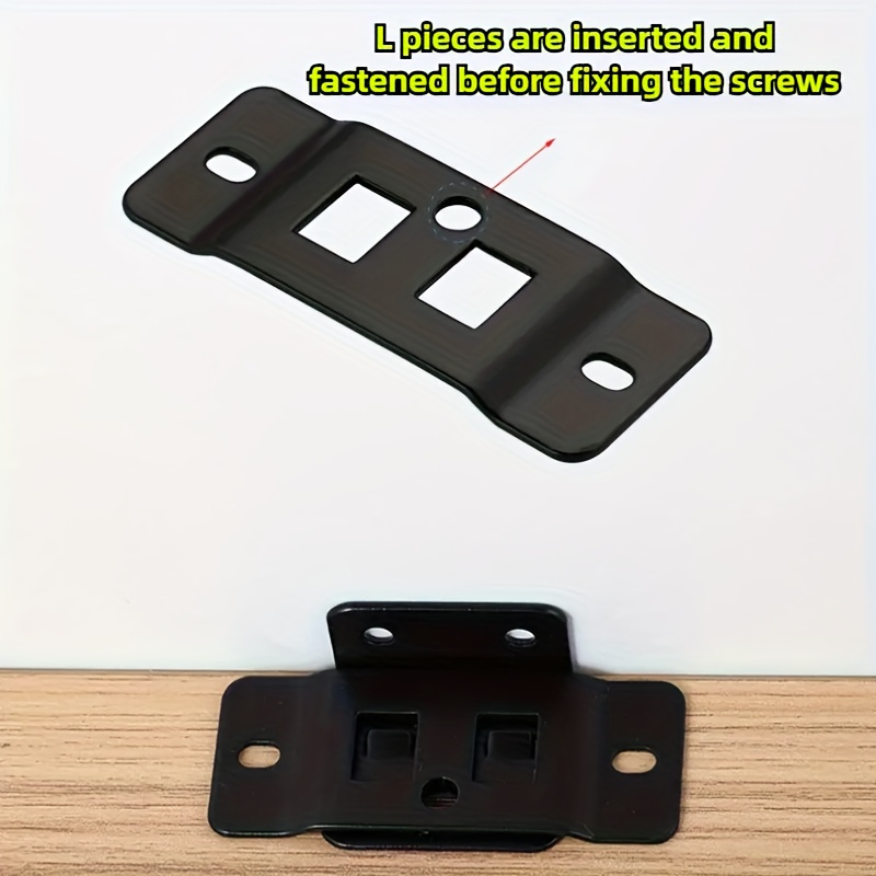60pcs Heavy Duty L-Type Metal  - Joint Connector Bracket 评论和价格