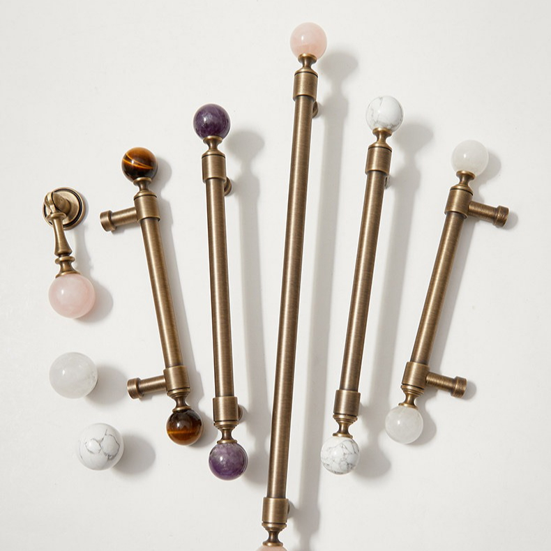 Vintage Brass Cabinet Handles  - Vintage Furniture Hardware Pulls 评论和价格