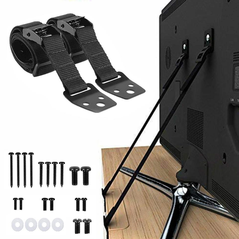 2 Pack Adjustable TV Safety St - Furniture Hardware Suppliers 评论和价格