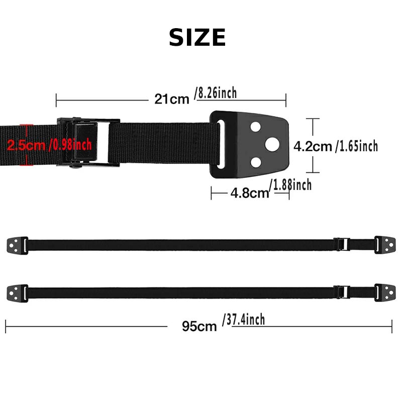 2 Pack Adjustable TV Safety St - Furniture Hardware Suppliers 评论和价格
