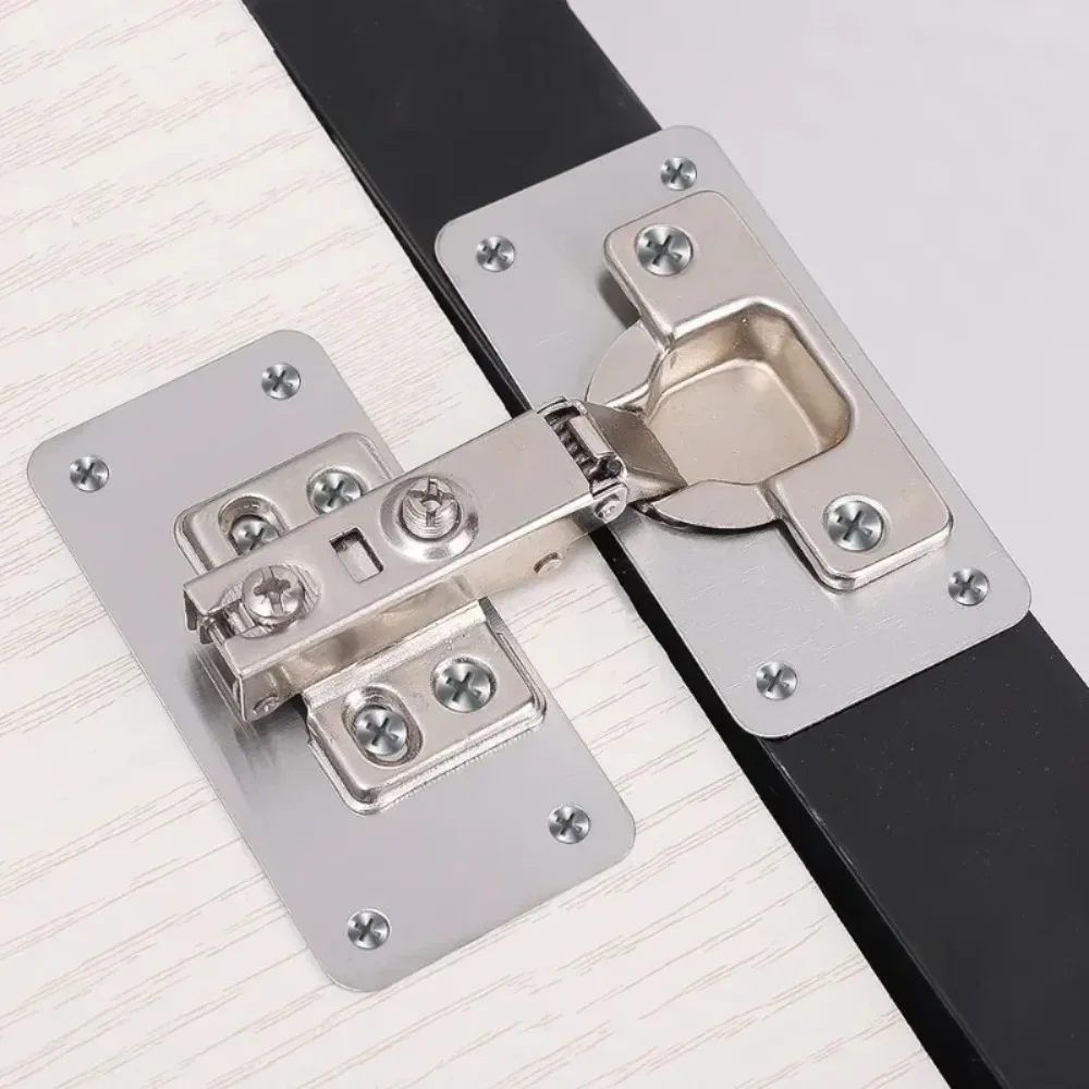 10/1Pairs Hinge Repair Plate K - Furniture Hardware Fixing Screws 评论和价格
