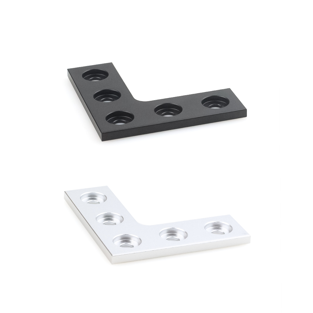 2Pcs/lot L Type 5 Holes 90Degr - Joint Connector Bracket 评论和价格