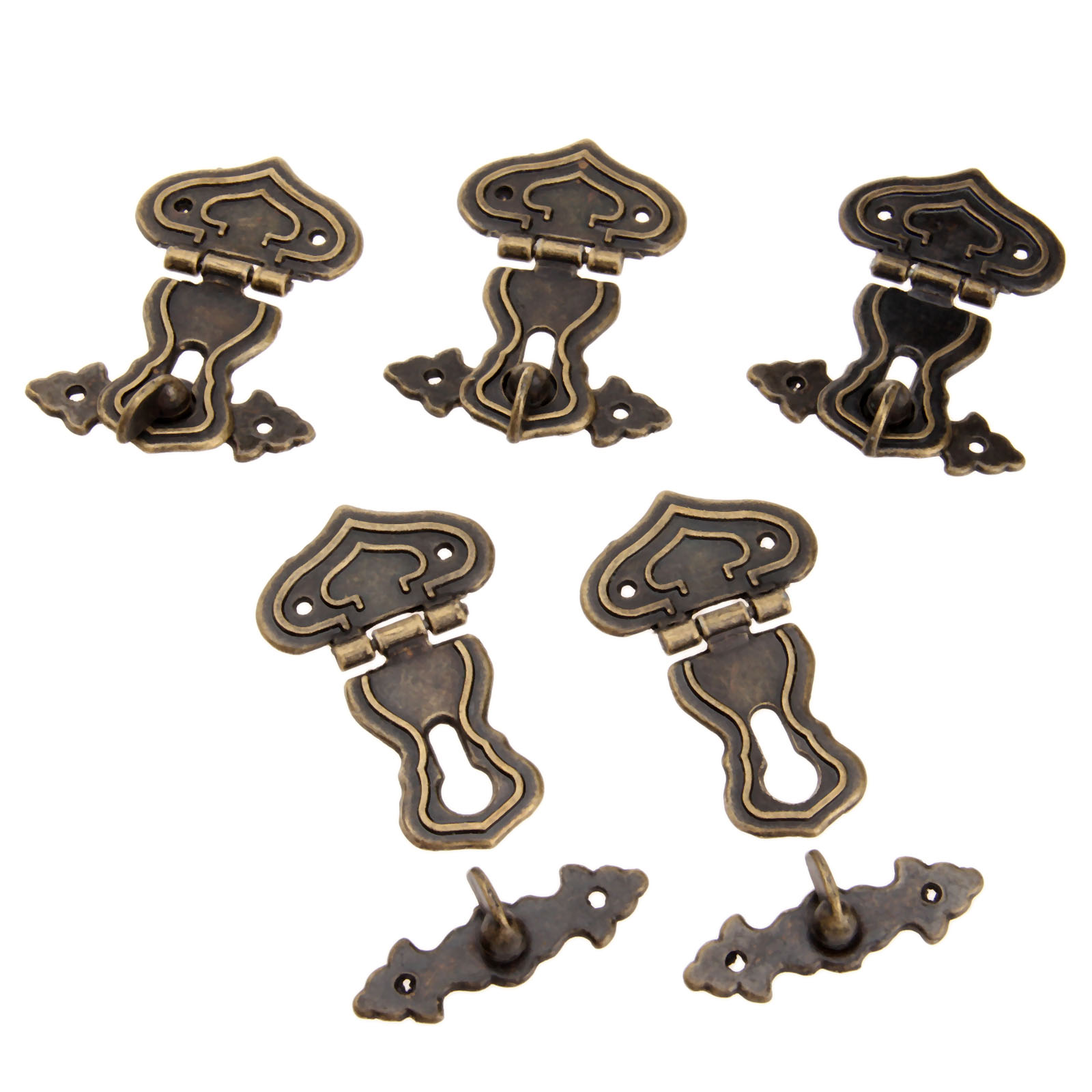 5Pcs 63x47mm Antique Metal Loc - Furniture Hardware Suppliers 评论和价格