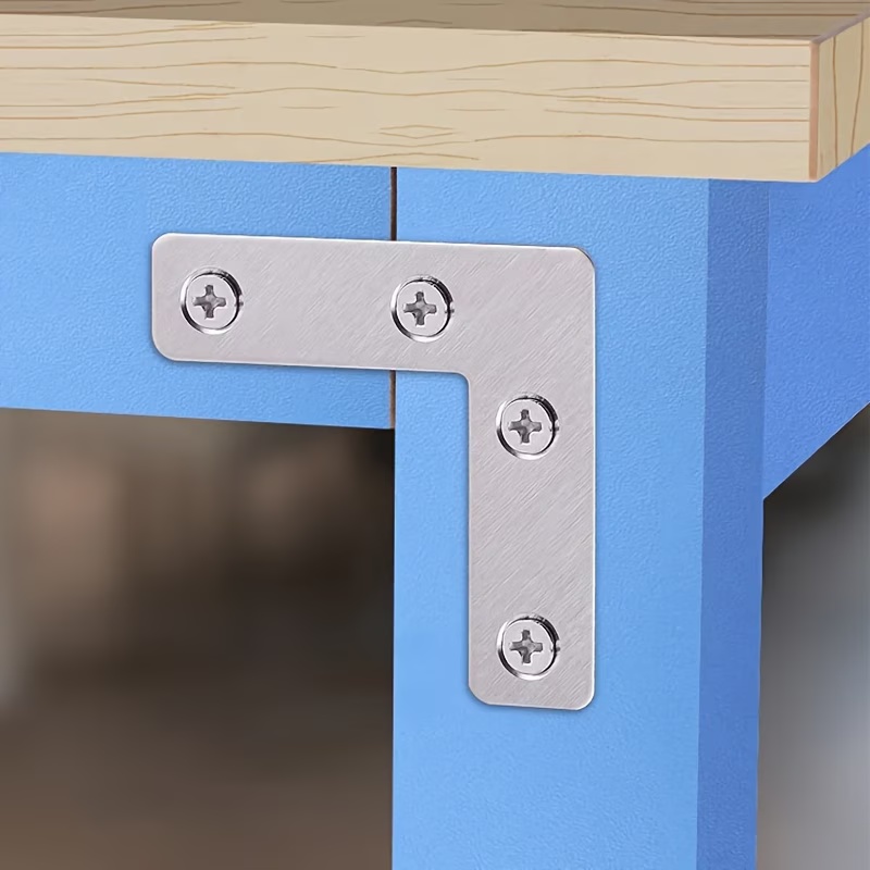10 Pcs L Shape Flat Angle Corn - Joint Connector Bracket 评论和价格