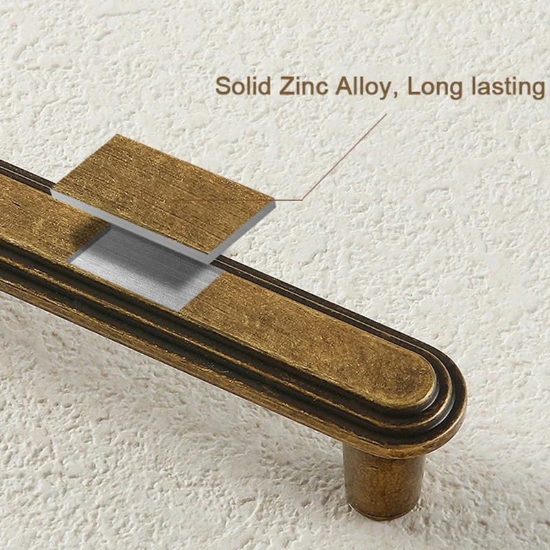 Retro Handles Antique Brass Ca - Vintage Furniture Hardware Pulls 评论和价格