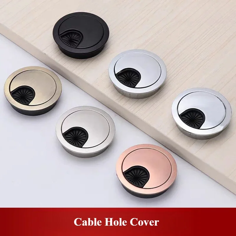 1Pcs Desk Wire Hole Cover Base - Zinc Furniture Hardware 评论和价格
