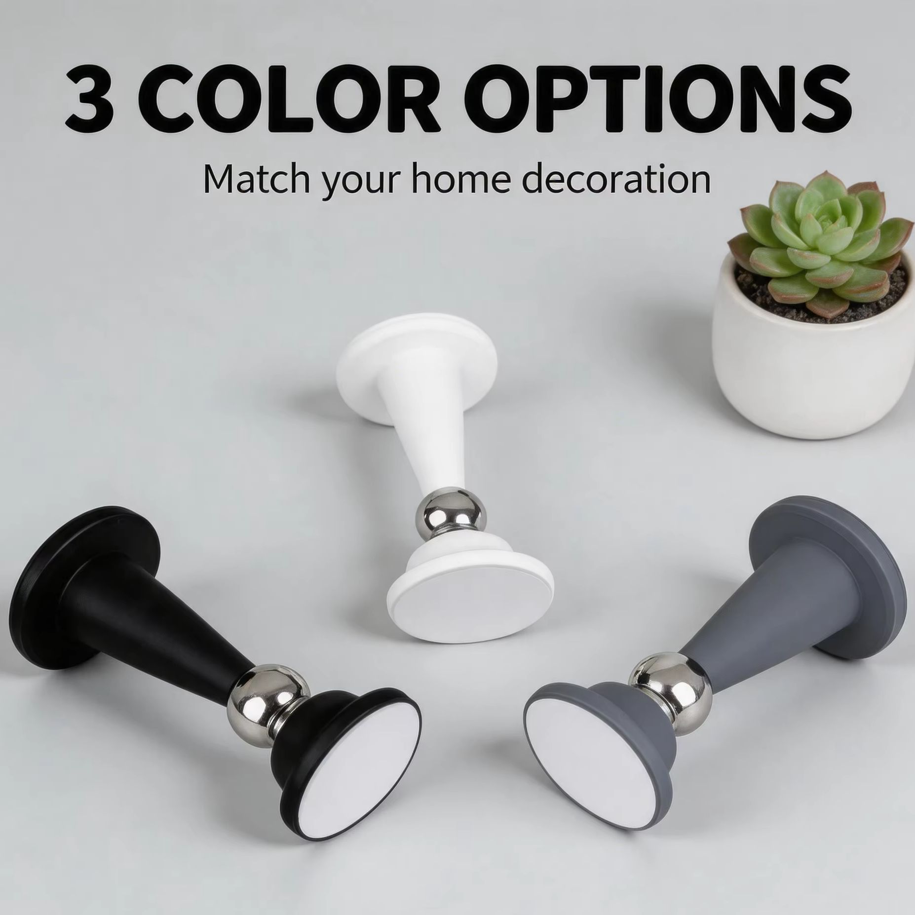 Silicone No-drill Door Stopper - Furniture Hardware And Fittings 评论和价格