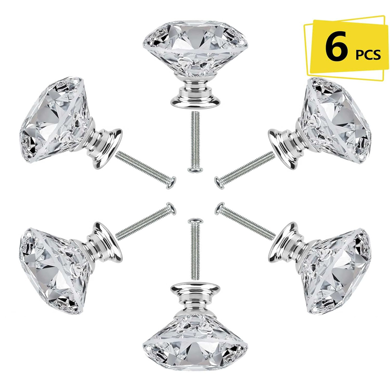 6Pcs Cabinet Knob with Screws  - Furniture Hardware Restoration 评论和价格
