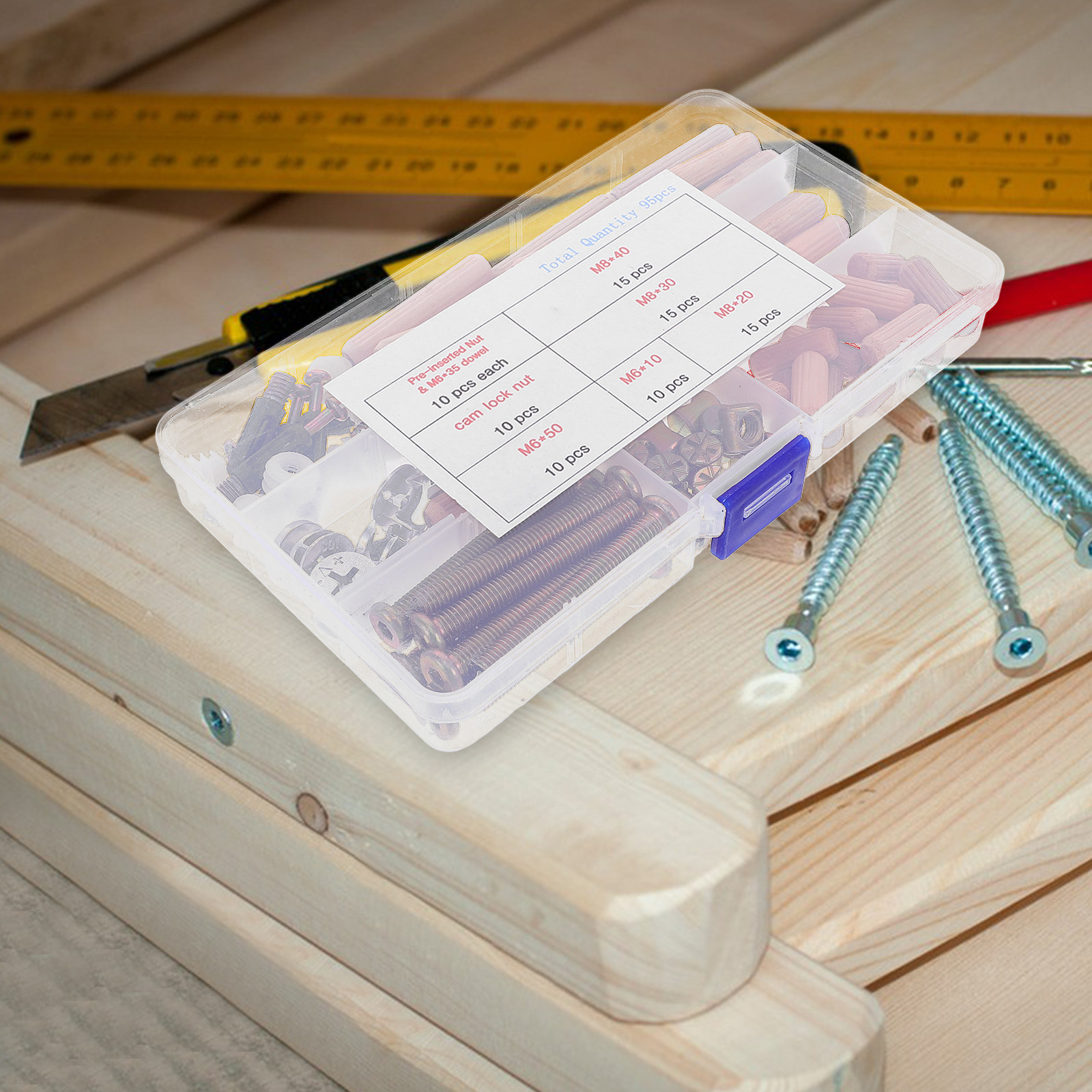 95Pcs Bunk Bed Hardware Connec - Furniture And Hardware 评论和价格