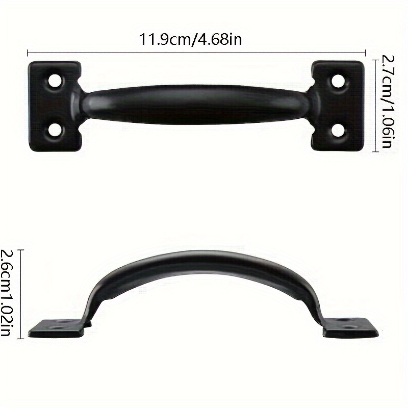 2Pcs DIY Furniture Iron Handle - Furniture Hardware Restoration 评论和价格