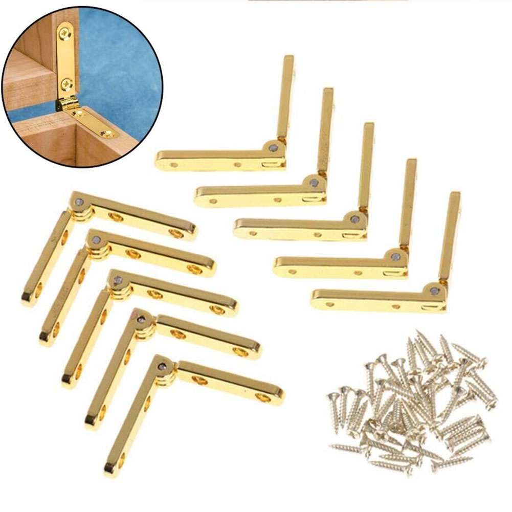 10pcs Wooden Box Hinge Gift Je - Furniture Hardware And Fittings 评论和价格