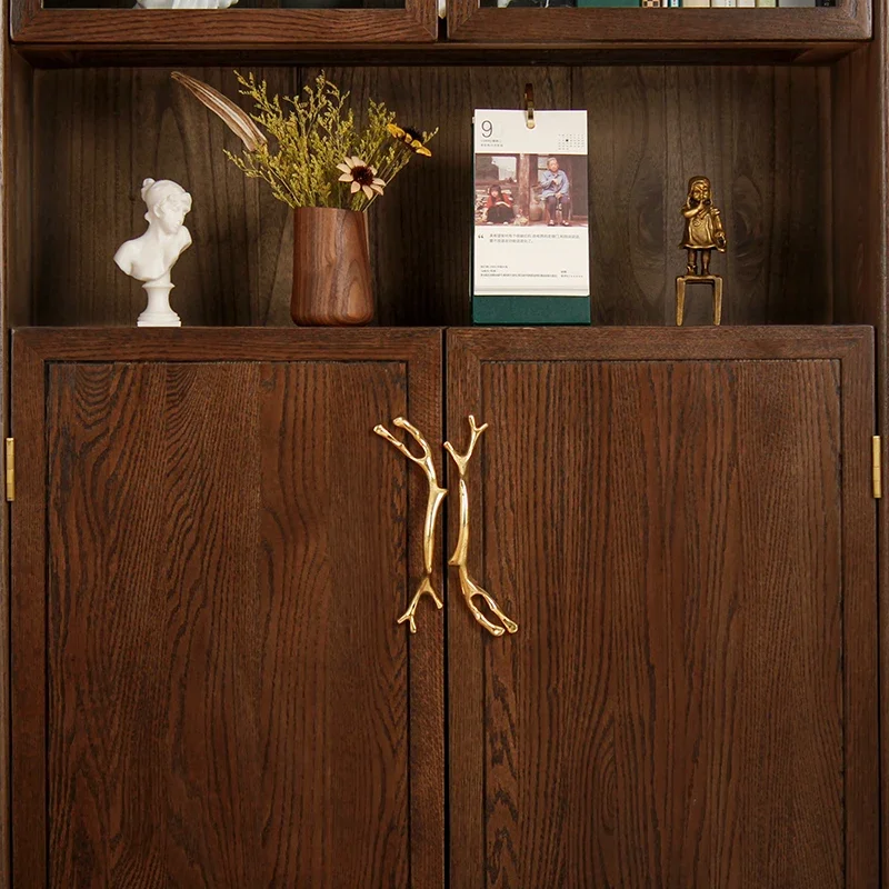 Luxury Brass Cabinet Door Hand - Vintage Furniture Hardware Pulls 评论和价格