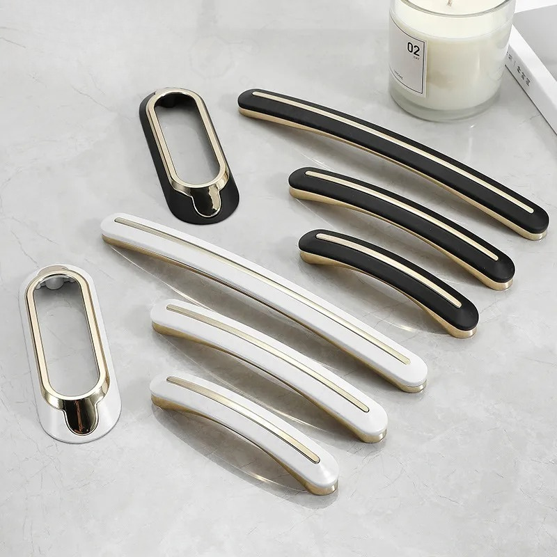 Modern Simple Zinc Alloy Cabin - Furniture Hardware Handles 评论和价格