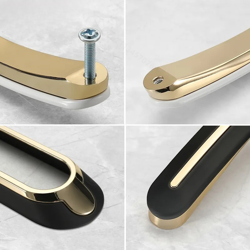 Modern Simple Zinc Alloy Cabin - Furniture Hardware Handles 评论和价格