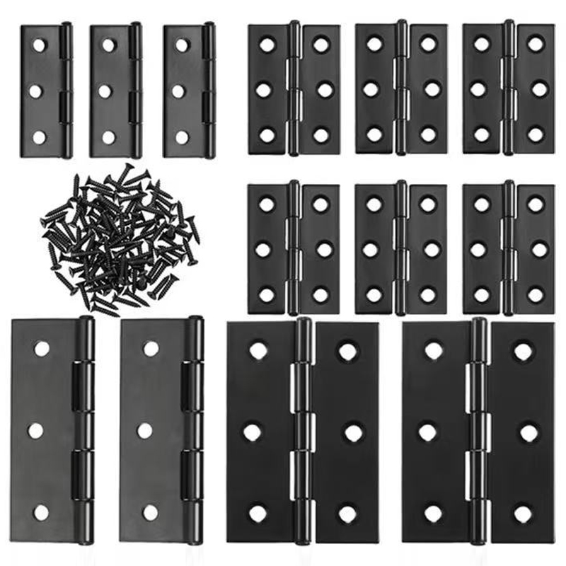 WV Black Door Hinges Stainless - Furniture Hardware Fixing Screws 评论和价格