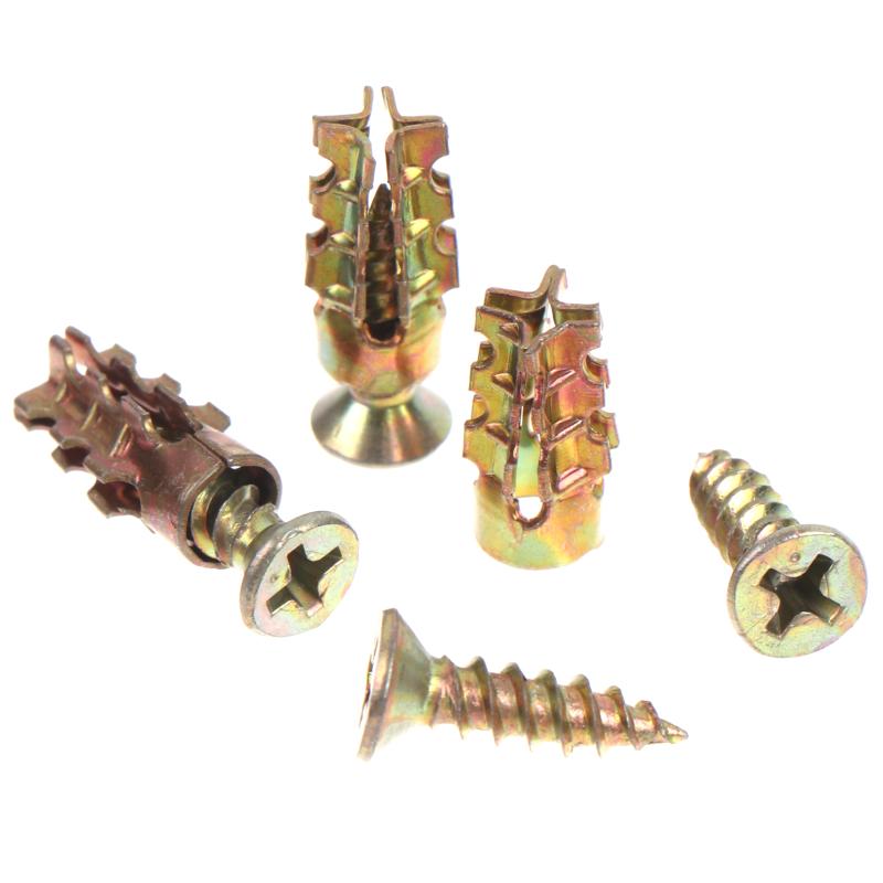 #30/50/100Pcs Short Expansion  - Furniture Hardware Fixing Screws 评论和价格