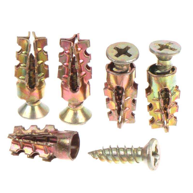 #30/50/100Pcs Short Expansion  - Furniture Hardware Fixing Screws 评论和价格